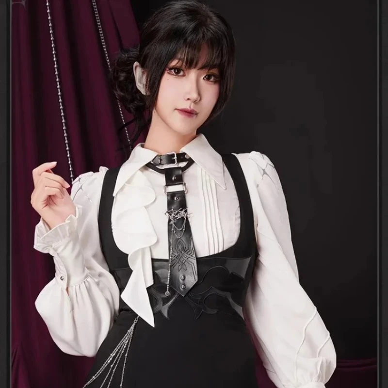 

Галстук Kafka Honkai Star Rail MiHoYo, официальная игра, подлинная тема, серия Impression, галстук Doujin, подарки для косплея