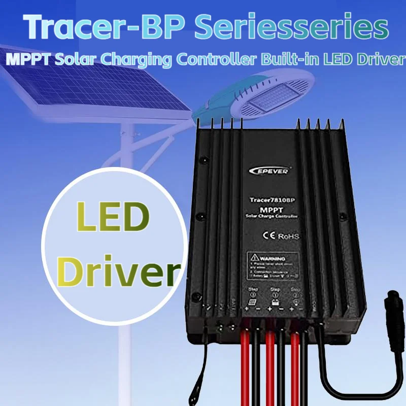 

EPEVER Tracer7810BP 30A Solar Charger Controller Max Pv Input Voltage 100V For Lithium Battery MPPT Controller