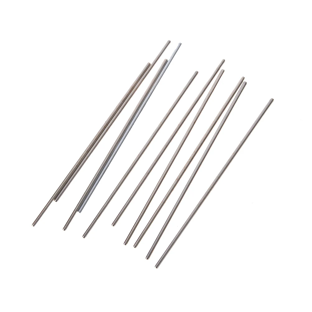 10Pcs 2*100mm Metal Model Axle Gear Shaft Diameter 2mm DIY Toy Car Accessories