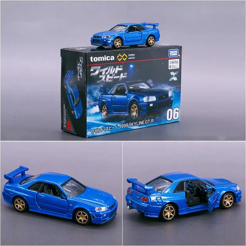 TOMY Tomica 1:64 Black Box TP 06  Infinity  GTR Flagship Edition PREMIUM Die-cast alloy car model collection display gifts