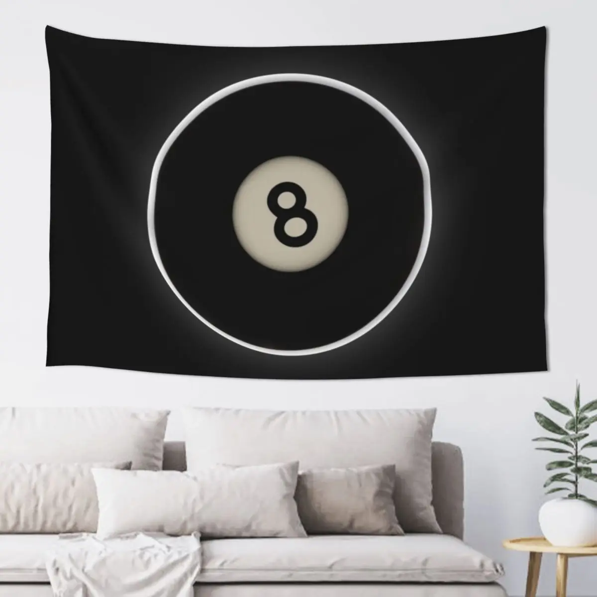 

Eight ball eclipse Tapestry Living Room Decoration Home Decorators Funny Tapestry