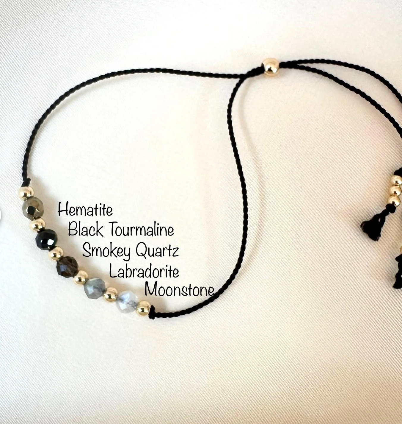 Healing Gemstone. Protection Grounding Bracelet