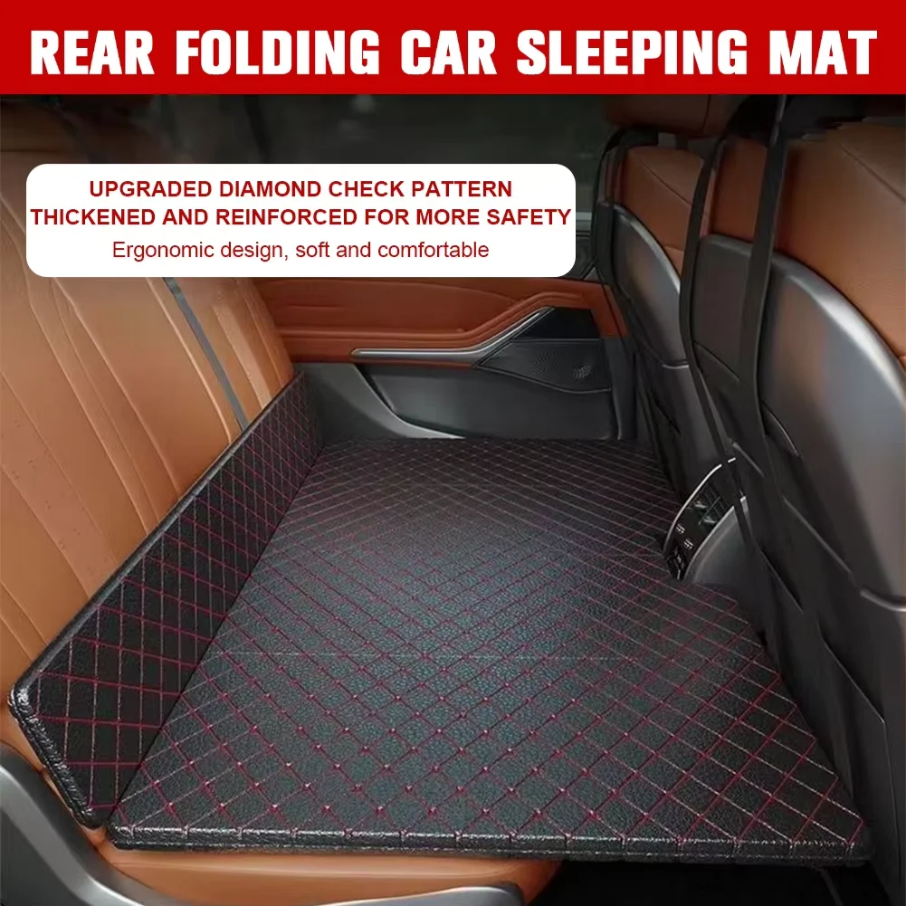 

Bed Car Mattress SUV In Car Folding of Rear Car Sleeping Mats Extension Board Trunk Sleeping Camping Mattress Portable Back Seat