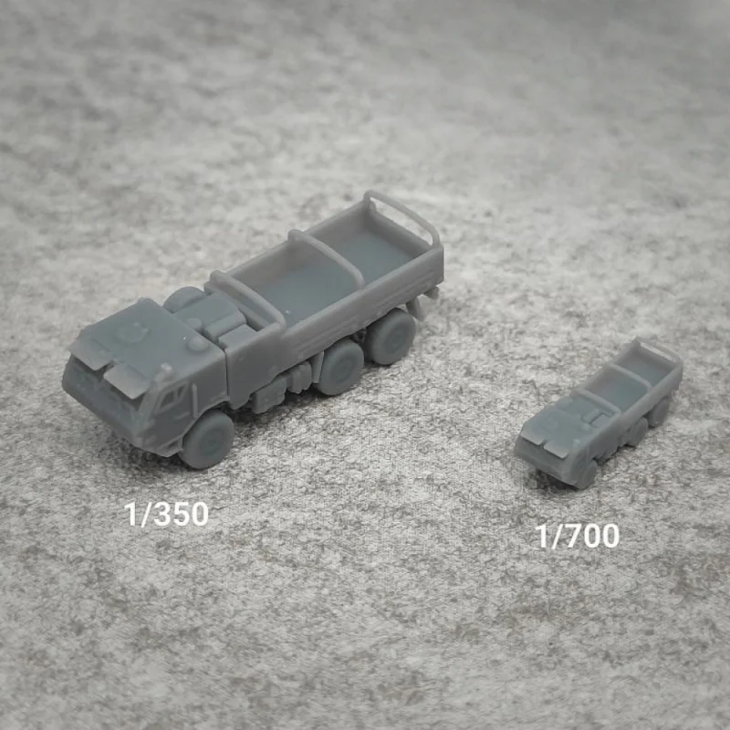 

5PCS SX2220 Military Truck Resin Model 1/350 Or 1/700 Tank Combat Vehicle Miniature Model TK244