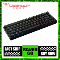 Teamwolf RAVEN68 Magnetic Switch Keyboard 8k Return Quick Trigger Wired Gaming Mechanical Keyboard Valorant Pc Gamer Accessories