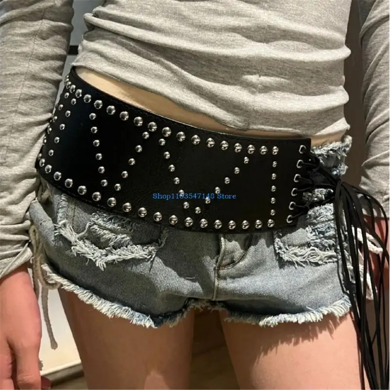 P88b Punk Rock Wide Belt Beltonshons