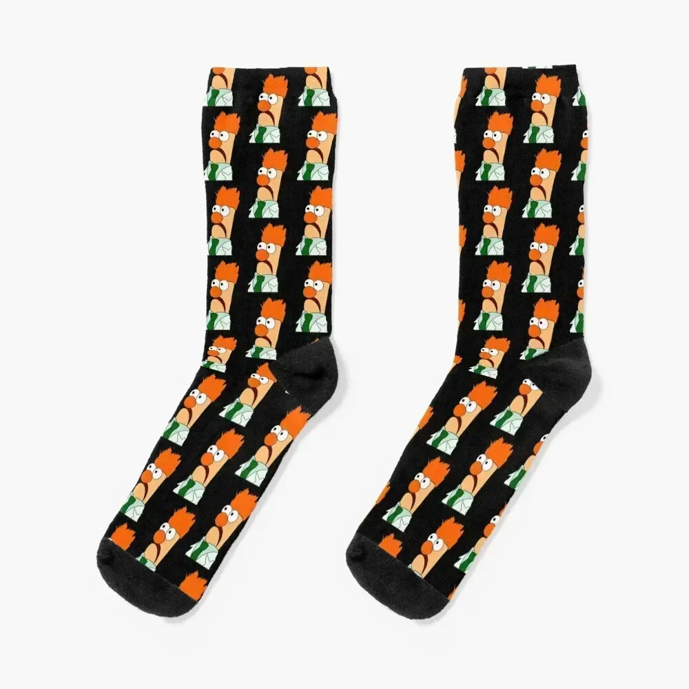 

Beaker comic portrait (version 2/3 -no background) Socks Heating sock sports stockings hip hop Socks Women's Men's