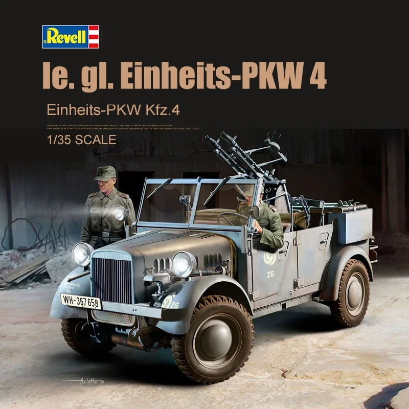 

Revell Plastic Assembly Model Kit 03339 Einheits-PKW Kfz.4 1/35