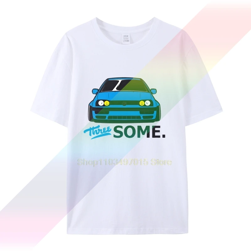 2019 Hot Sale New Men\'S T Shirt  Mens Three Some Funny T-shirt Germany Classic Car Golfs  MK3 GT GTI VR6 1.9 TDI T Shirt T shirt