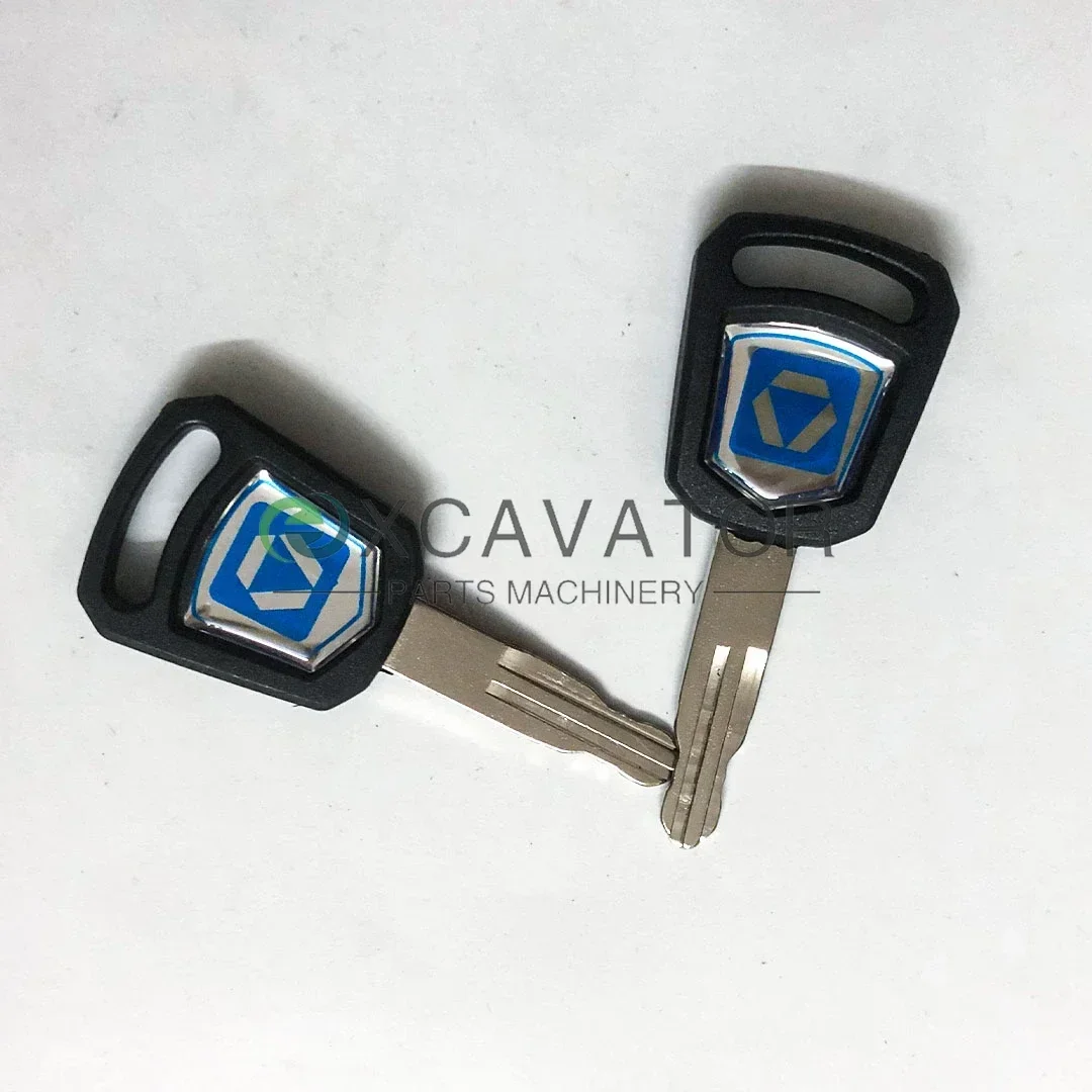 1pc XCMG Excavator key NEW version For XE60 75 65 85 215 75DA 60D 200 Ignition key Door lock key