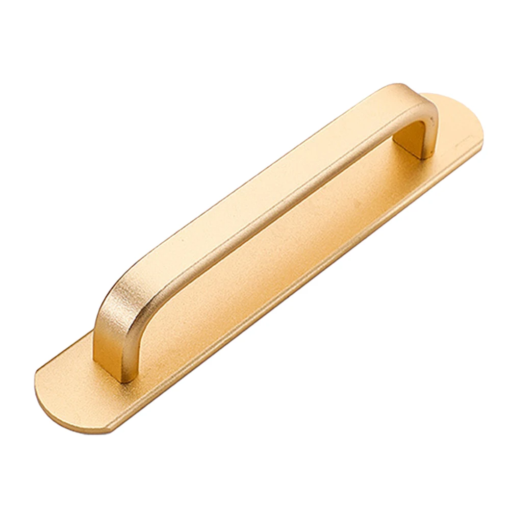 

Punch Free Door Sliding Door Handle Cabinet Wardrobe Closet Handle Replacement No Tools Required Aluminum Alloy Anti-Rust