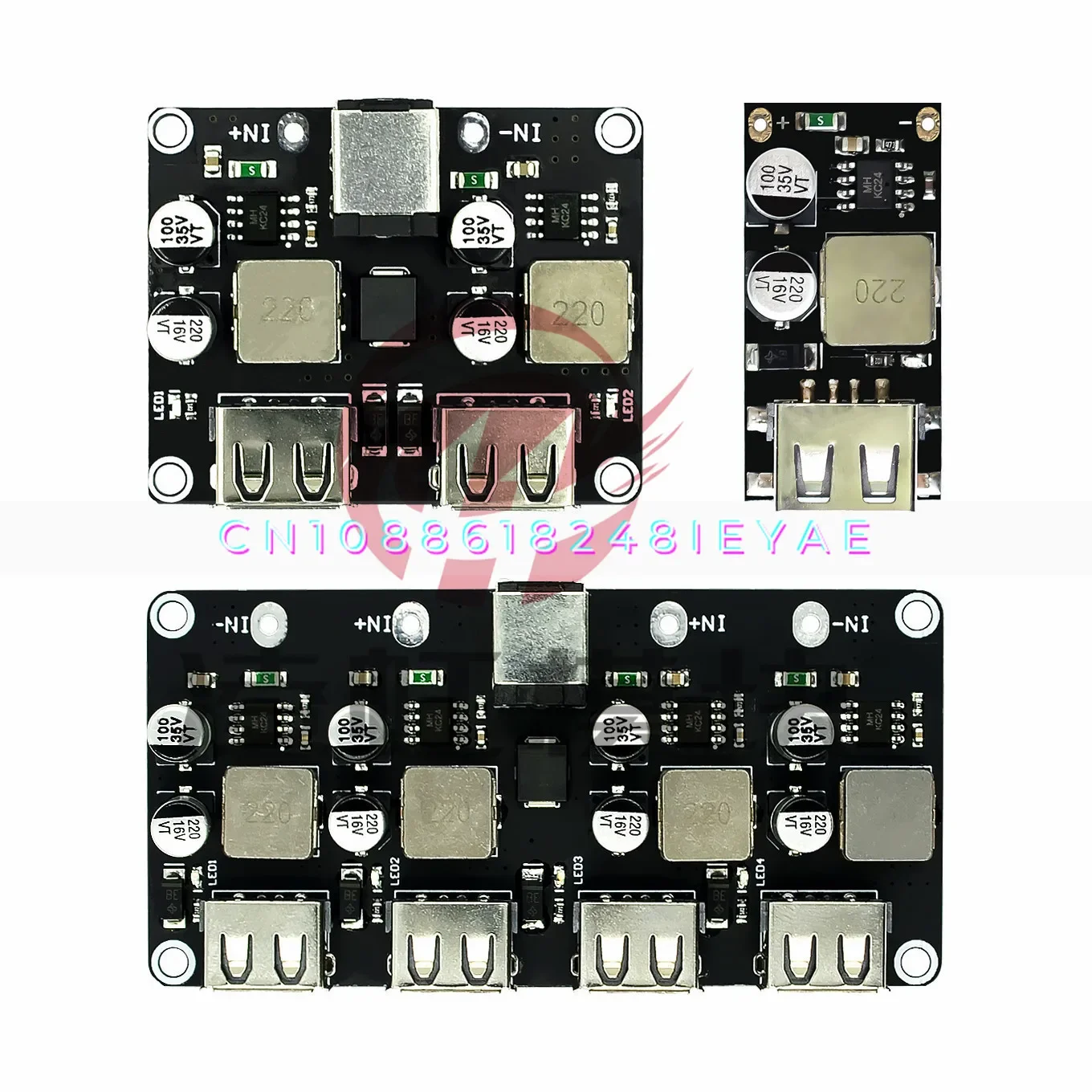 Step-down module Qc2.0 Qc3.0 Snel opladen USB-oplaadpad voor mobiele telefoons Ondersteunt Fcp