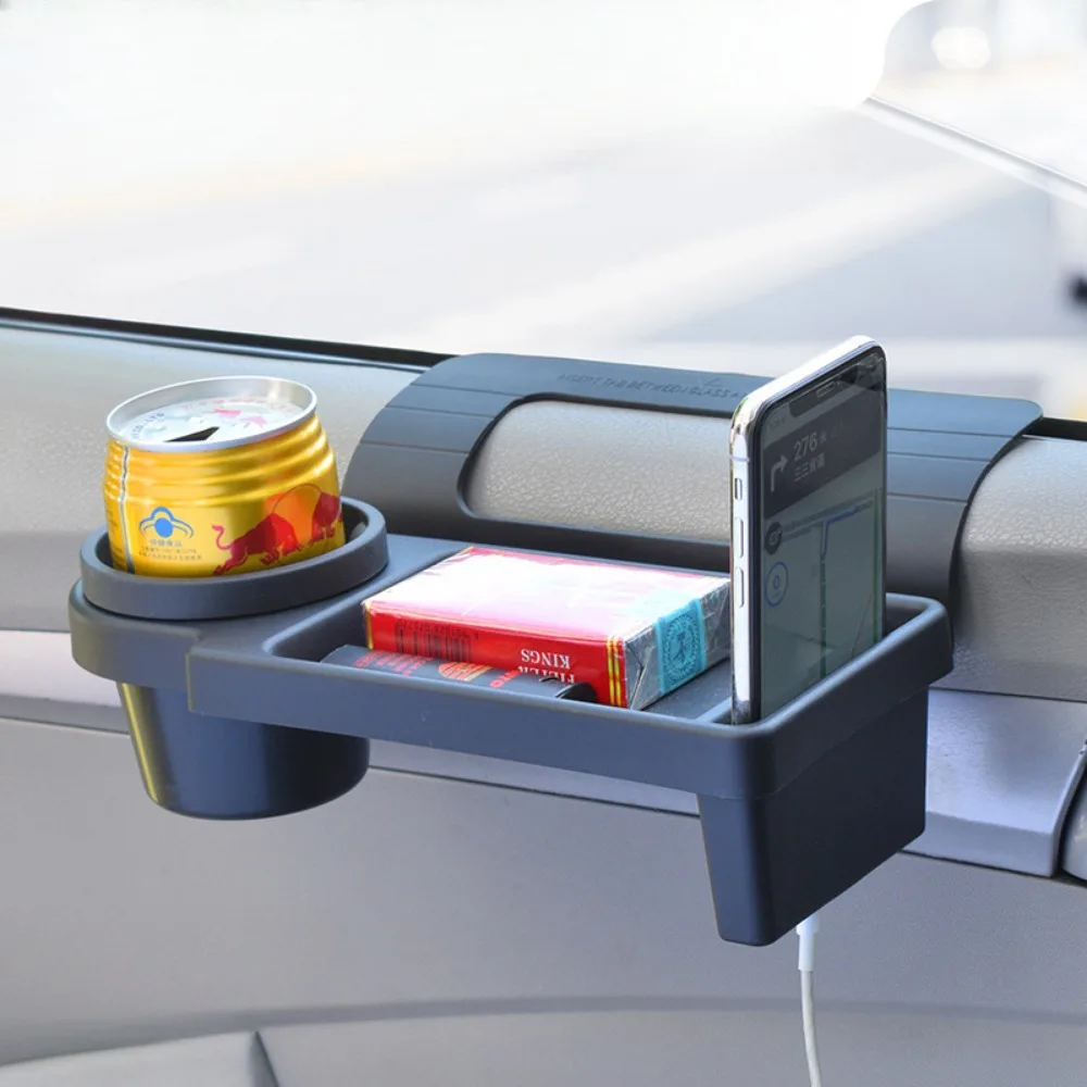 Hanging Car Storage Organization, Multifunctional Snack and Cup Holder, Door Side Storage Box with Phone Slot,Car Organizer Rack