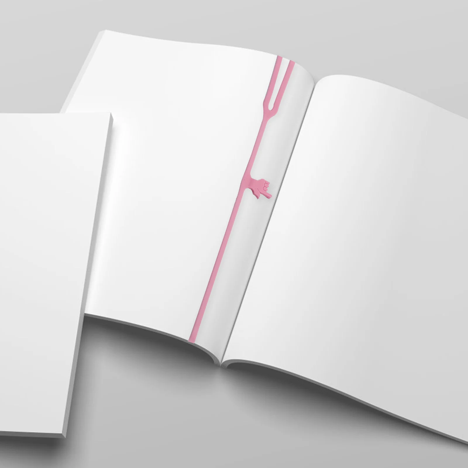 

6Pcs Silicone Finger Point Bookmarks Cute Flexible Book Marks Students Stationery Reading Page Markers Portable