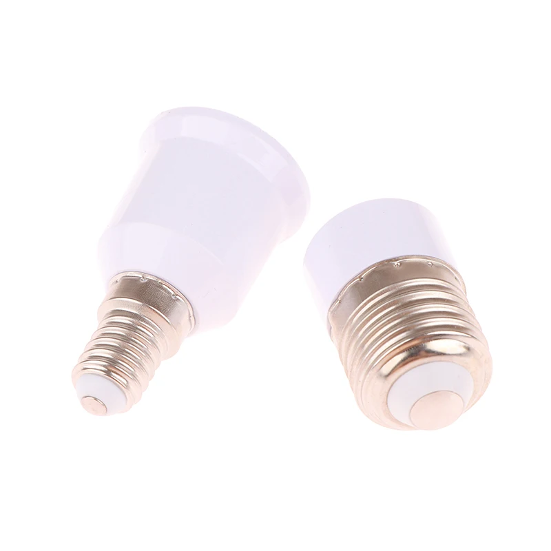 White LED Bulb Converter E14 To E27/E27 To E14 Lamp Bulb Base Holder E14 Female E27 Male Adapter Conversion Socket Adapter