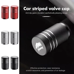 4PCS Car Wheel Tire Valve Caps Metal Universal Accessories For Suzuki Jimny jb32 jb23 jb64 jb43 jb53 jb74