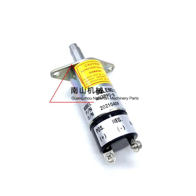 

For 4N3890-B flameout solenoid valve flameout switch oil cut-off valve shutdown solenoid valve 24V accessories Excavator