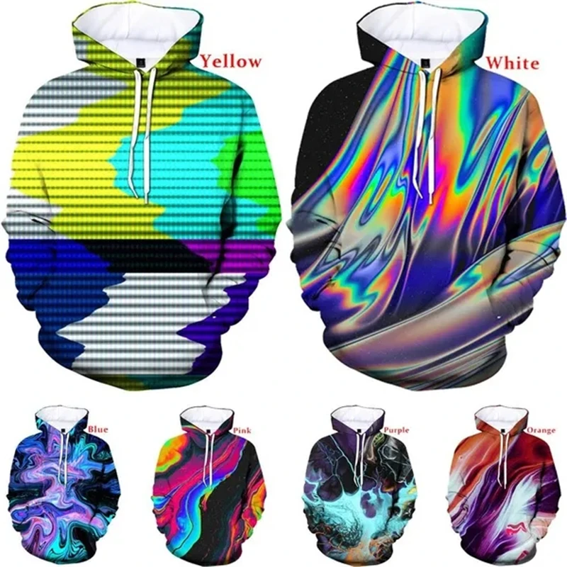 

New Fashion Classic Pullover Hoodies Men Long Sleeve Hoodies Sweatshirt Shirt 3d Printed Colorful Sport Hoodies Y2k Men Clothes