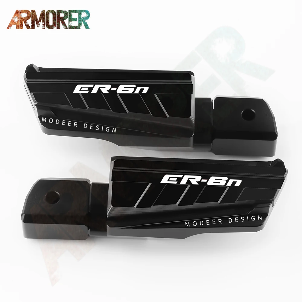 Motorcycle Accessories For KAWASAKI ER6n ER6f ER 6n 6f ER-6n ER-6f 2006-2022 Rear Passenger Foot Peg Footrests