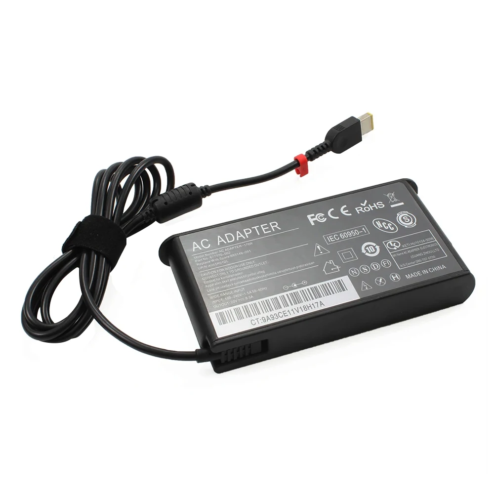 Imagem -02 - Adaptador de Alimentação ca para Carregador de Laptop Lenovo Legion Y7000p Y72015 P50 P51 P70 P71 T440p T540p W540 W541 45n0514 20v 8.5a 170w