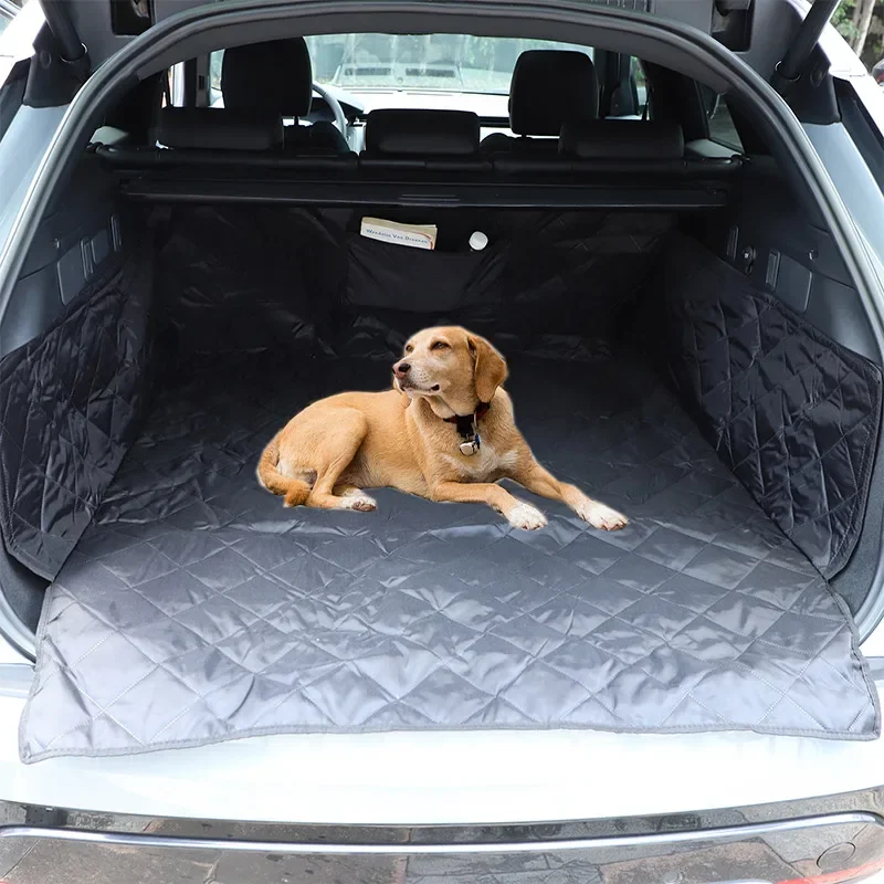 For Range Rover Velar 2017-2024 Trunk Mat Tarpaulin Waterproof Oxford Cloth Dog Cat Back Seat Covers Car Protection Blanket