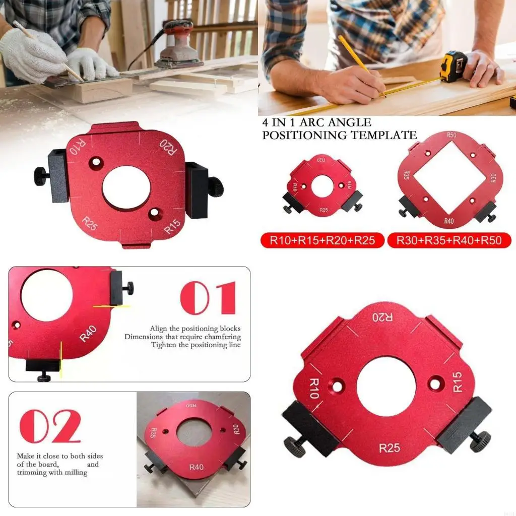 964E Woodworking Routers Radius Templates For Quick And Easy Woodworking Tasks
