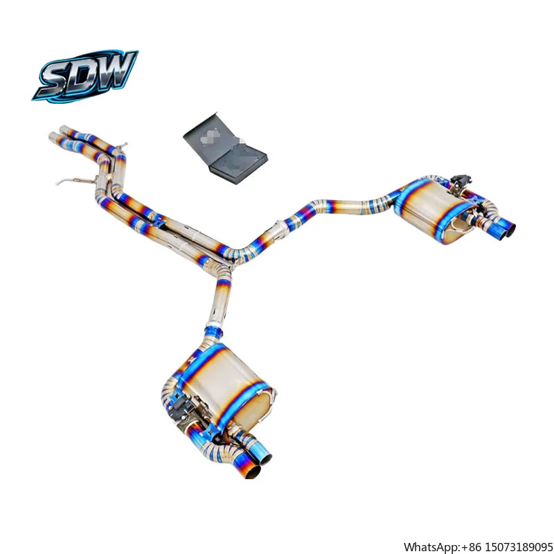

Модифицированная выхлопная система из нержавеющей стали для A5, A7, Q5, SQ8, RS8, RS6, RS7, 1.5 мм, зеркальная полировка, индивидуальный выходной патрубок, оптовая продажа напрямую с завода