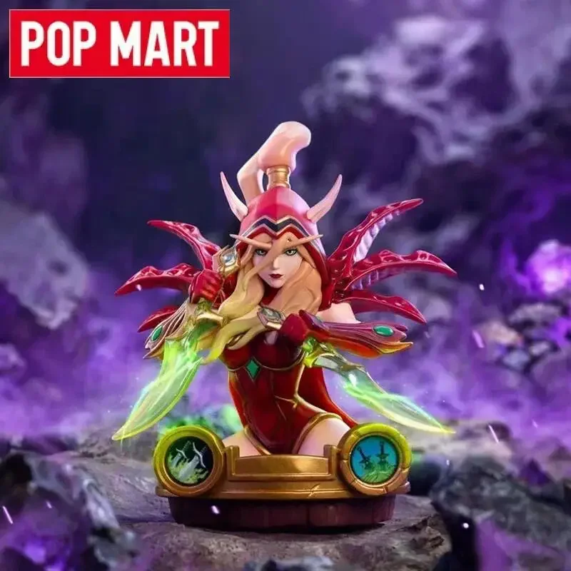 

POP MART Hearthstone Legends in Tavern Series Mystery Kawaii Орнаменты Фигурки Домашний декор Настольные фигурки Слепая коробка
