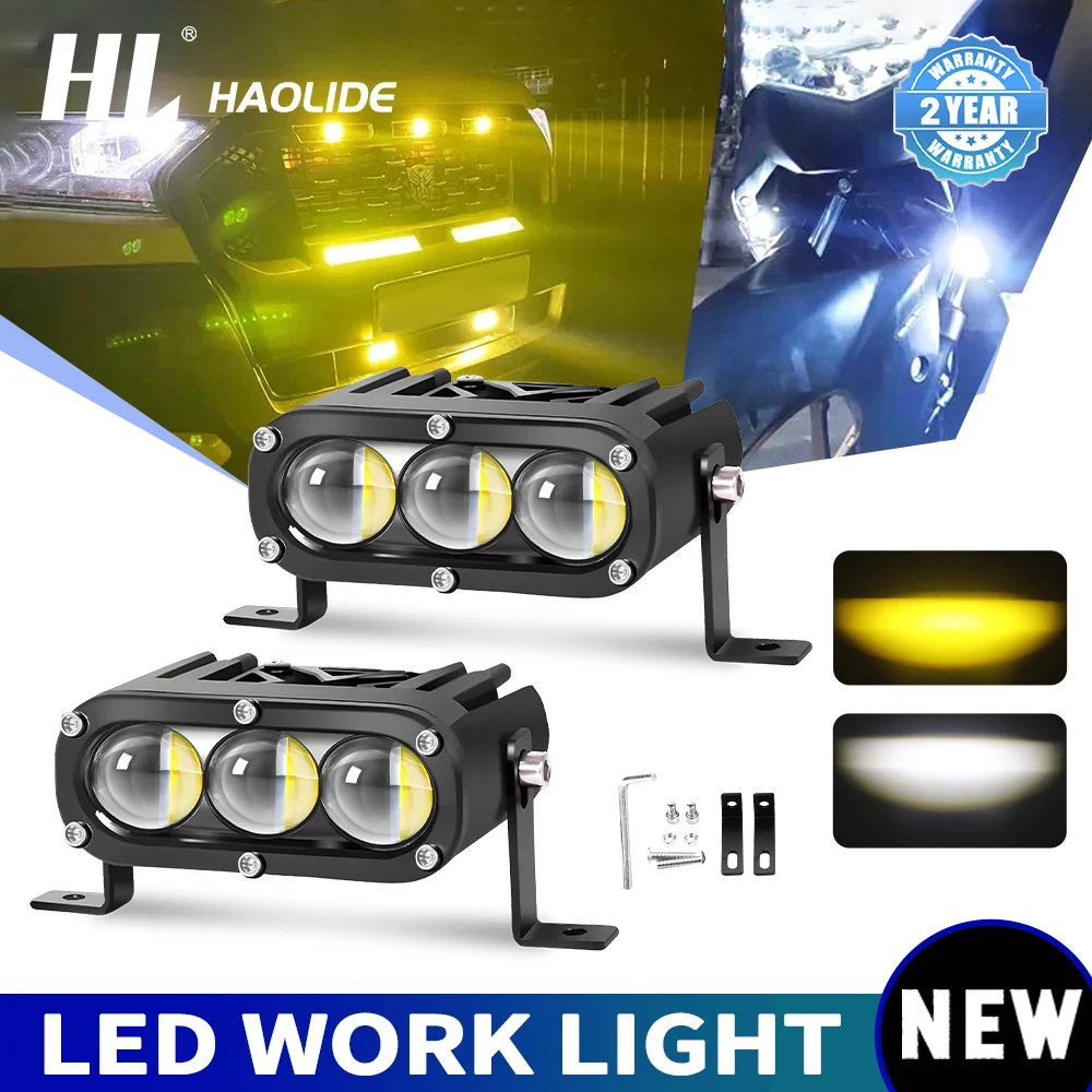 

HL 120W 150W LED Work Light 6000K 3000K High Low Beams LED Spotlight for SUV ATV 4WD Tractor Truck 12V 24V Car Grid Light