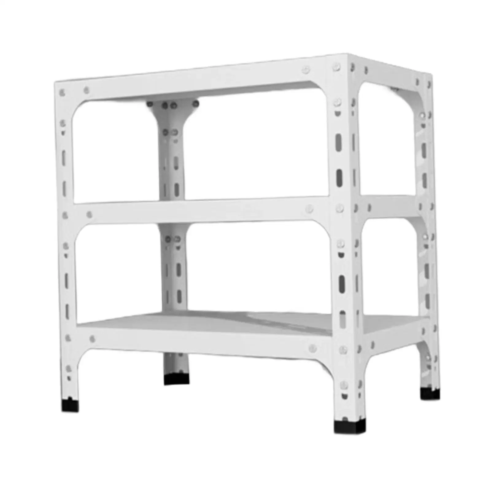 3 Tier Planken Stalen Opbergrek, Zware, Witte Display Metalen Plank Organizer 3 Laag Plank Standaard Voor Huishouden
