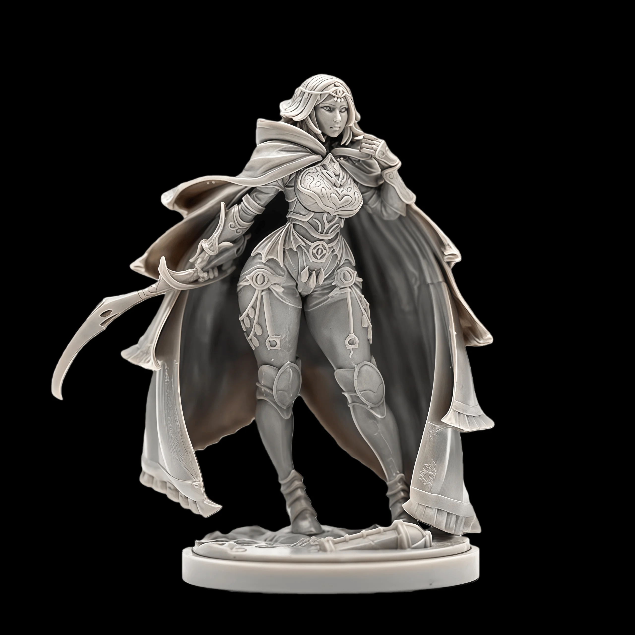 

38mm Cast Resin Model Assembly Kit, GK， Sickle Warrior, Unpainted, Needs To Be Assembled