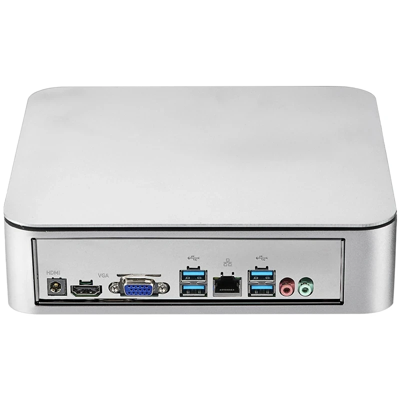 HelorPC-Computador Industrial Fanless, Mini PC, Opcional i7-8750H/i5-11300H/i7-10750H/i5-1135G7, CPU Suporte WiFi, Win10 Sistema Linux