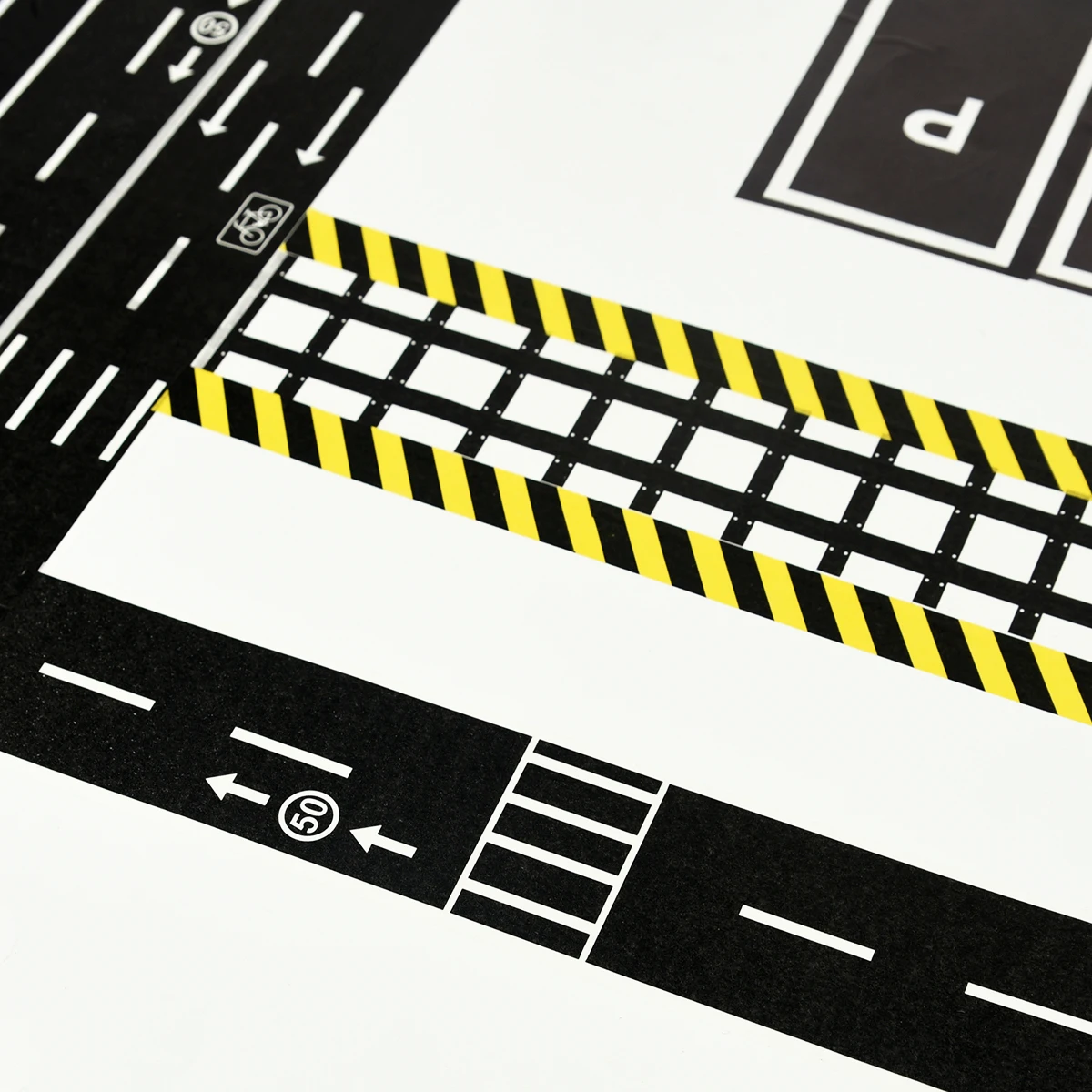 Railway Highway Traffic Road Design Paper Washi Tape DIY Adhesive Sticker Label for Kids Toy Racing