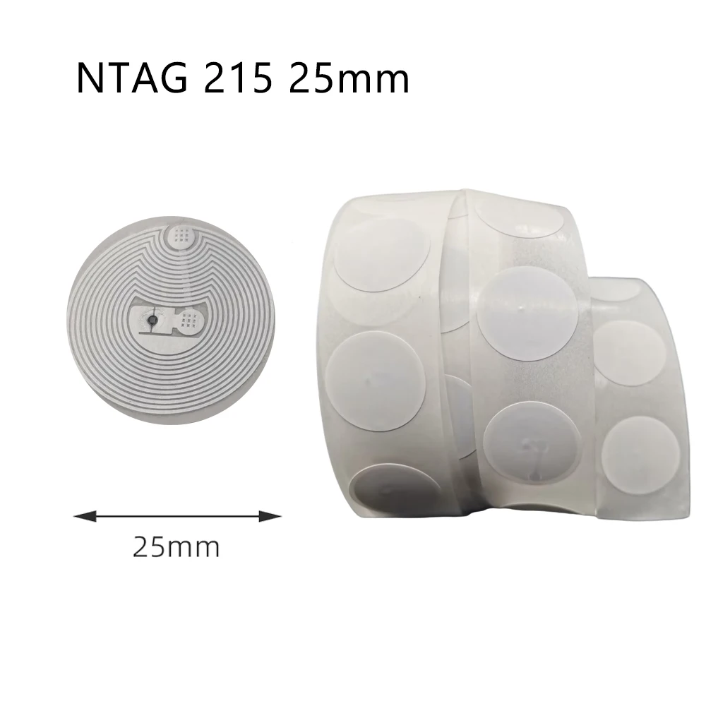 NFC215 Stickers NFC Tags Switch Lite Games For TagMo Crossing Universal Rfid NFC Label RFID Tag All Nfc Phone Dia 25mm