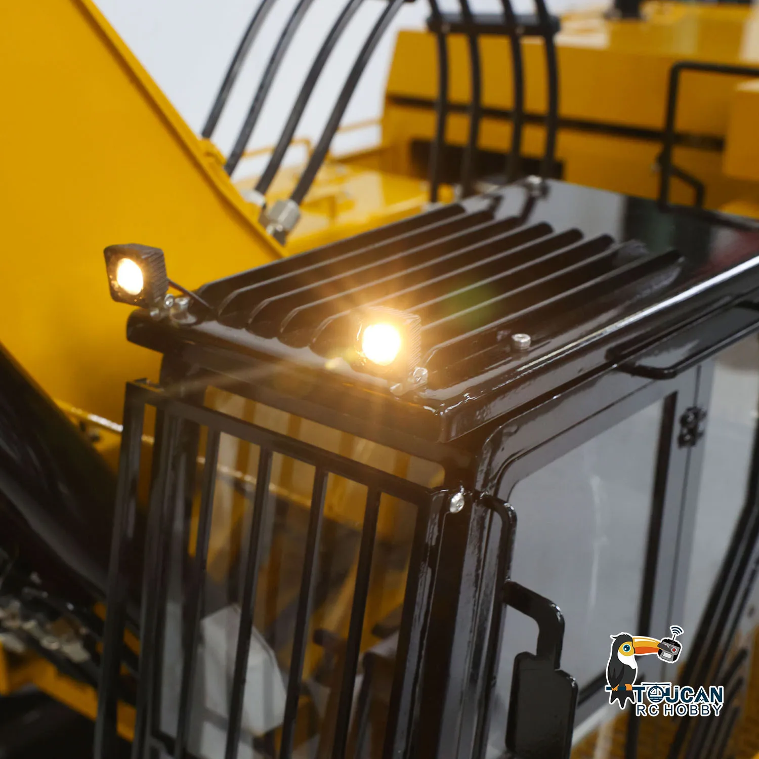 1/8 390F RC Metal Hydraulic Excavator RTR Track Heavy Duty Car Construction Engineering Digger Vehicles Model Toy TH22724