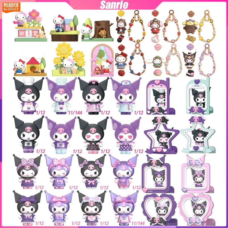 

Blokees Sanrio Building Blocks Kuromi Kitty Desktop Decoration Puzzle Assembling Model Toys Birthday Gifts for Boys and Girls