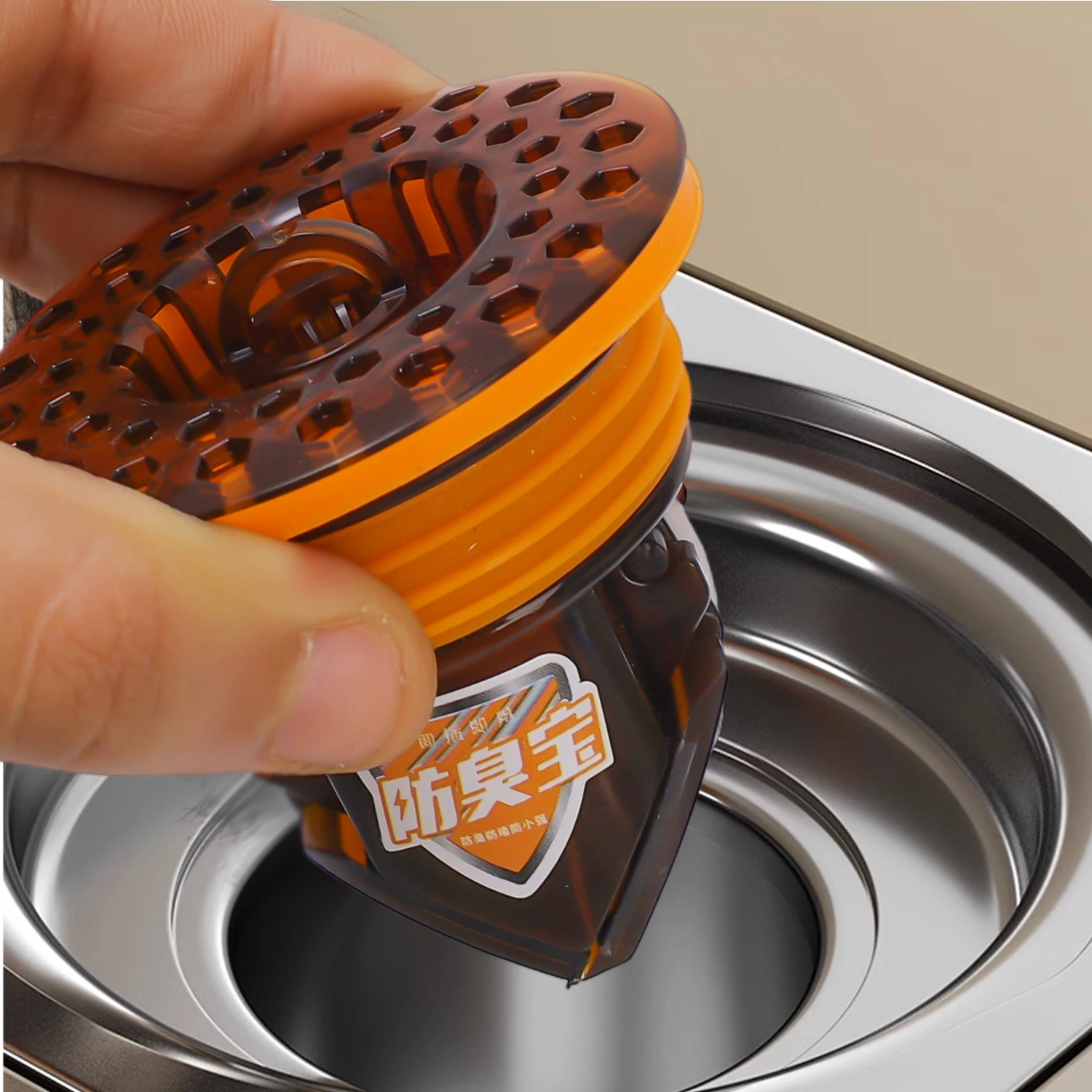 3/1PCS Backflow Preventer Shower Floor Drain Universal Anti-odor Fast Drainage Floor Drain Dectable Double opening Drain Filter