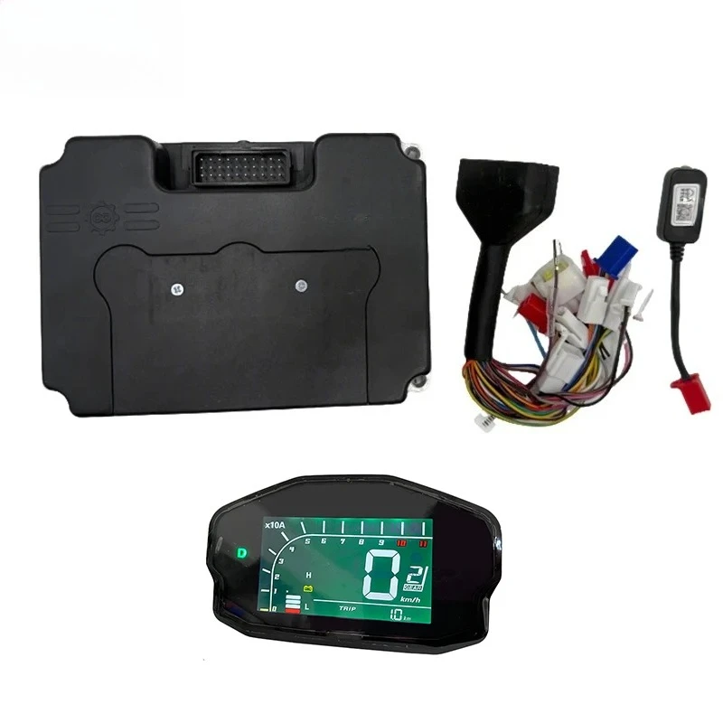 ND96890 V2 410A Peak 890A BLDC Hall Sensor Controller with DKD Speedometer for 8000W-9000W Motor