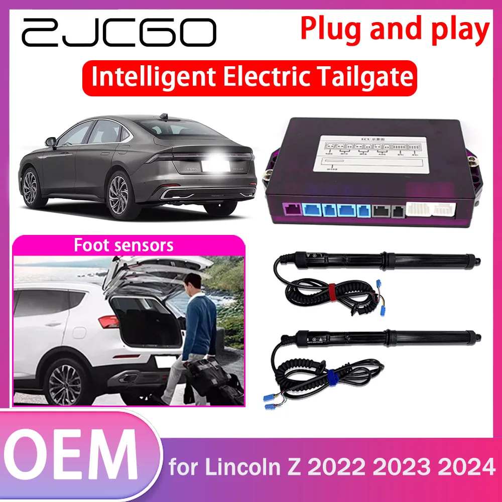 

ZJCGO Electric Tailgate Lift Drive Trunk Opening Tail Gate Lift Soft Close Car Door for Lincoln Z 2022 2023 2024