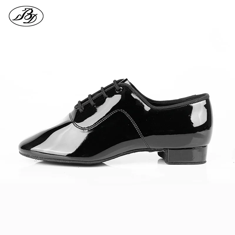 Boys Standard Dance Shoes BD702 Black Straight Dance Shoes Dancesport  Shoes Ballroom Dance Shoe  Waltz Tango Foxtrot Quickstep