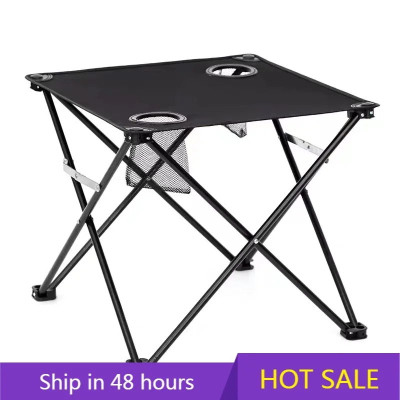 قفزة الطاقة ون يان الحديثة في الهواء الطلق الحديد مربع طوي 2-مقعد الفن طالب رسم الترفيه التخييم نزهة الجدول والكراسي