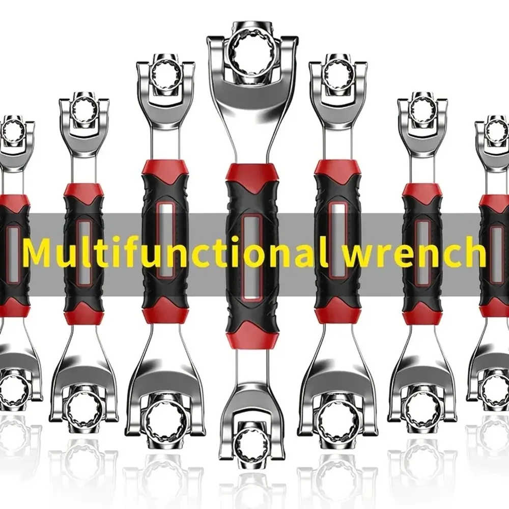 52-in-1 Multifunctional Socket Wrench Set Metric 8-19mm SAE 5/16