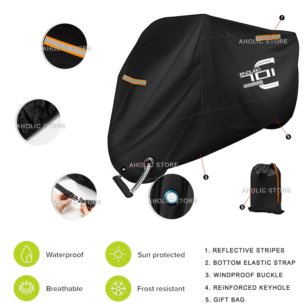 701 For Husqvarna 701 supermoto 2016 - 2021 2020 2022 Motorcycle Cover UV Protective Dustproof waterproof Motorcycle Rain Cover