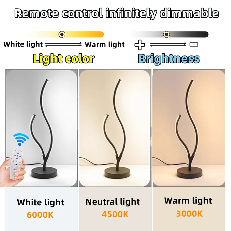 Lampy stołowe w kształcie drzewa Lampa stołowa Led RGB Możliwość przyciemniania Lampy biurkowe do sypialni Lampka nocna do salonu Lampka nocna Atmosfera