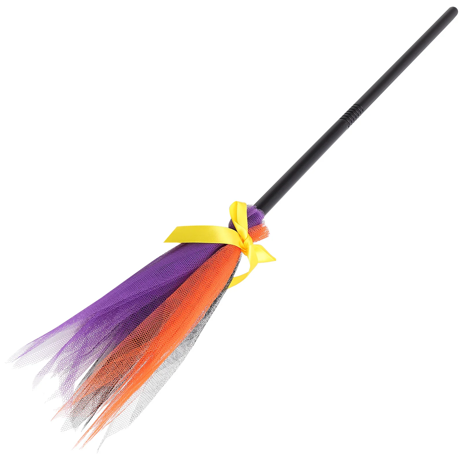 Halloween Besom Prop Heksenkostuum Accessoire Kleurrijk Lichtgewicht Gemakkelijk mee te nemen Rollenspel Decoratie Heksenbezem Halloween Besom
