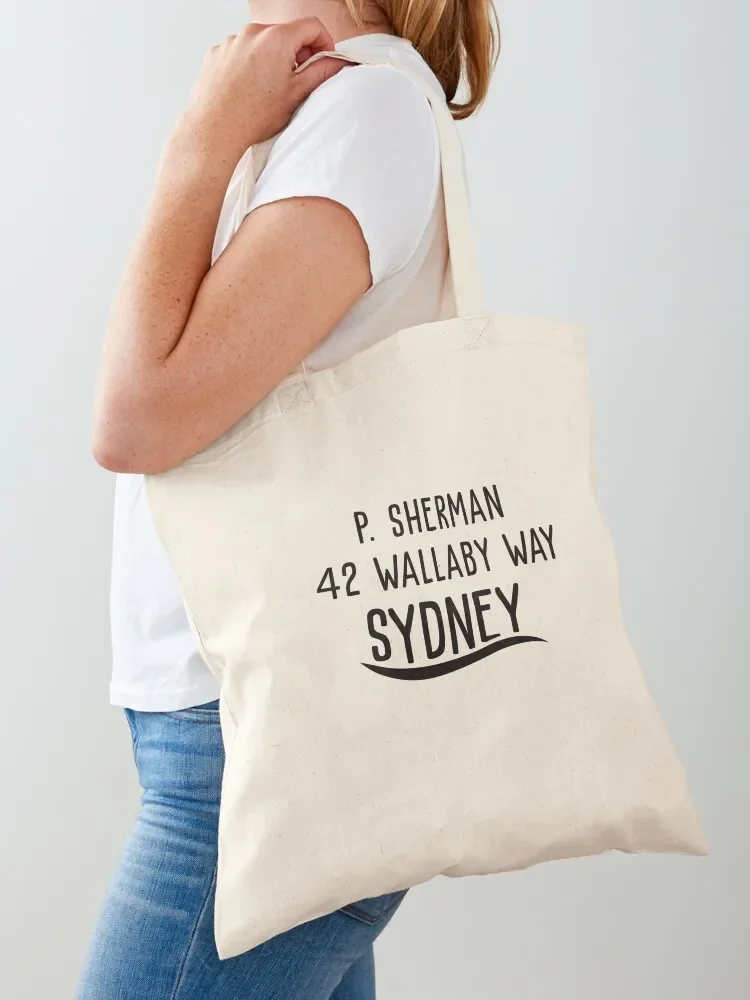 P. Sherman 42 Wallaby Way Sydney Tote Bag bags luxury women tote bags aesthetic Women's bag reusable grocery bags