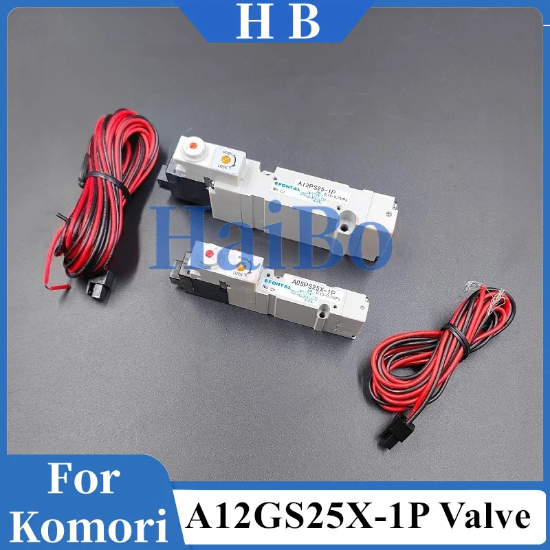 

HaiBo Best Quality Printing Machine Valve A12GS25X-1P Air Valve DC24V Solenoid Valve 3Z0-8102-660