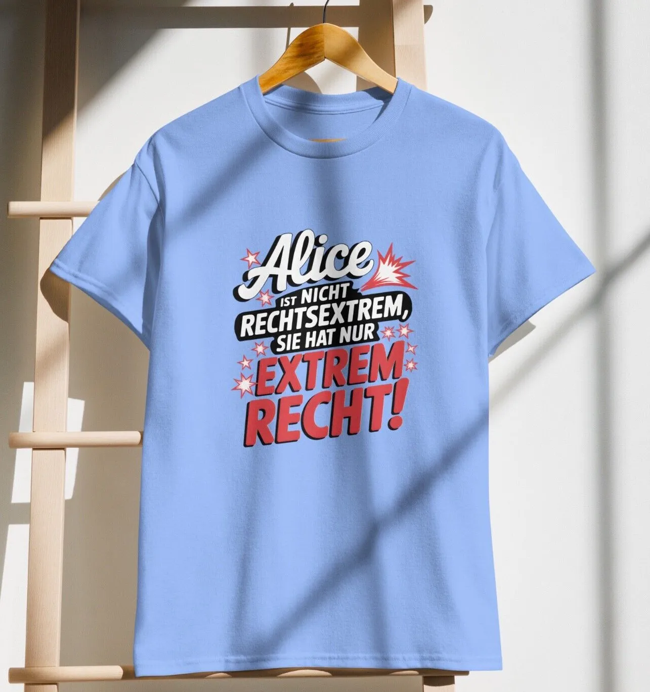 Alice Weidel, rechter Extremist, AfD, T-Shirt, Alternative für Deutschland, Deutsch