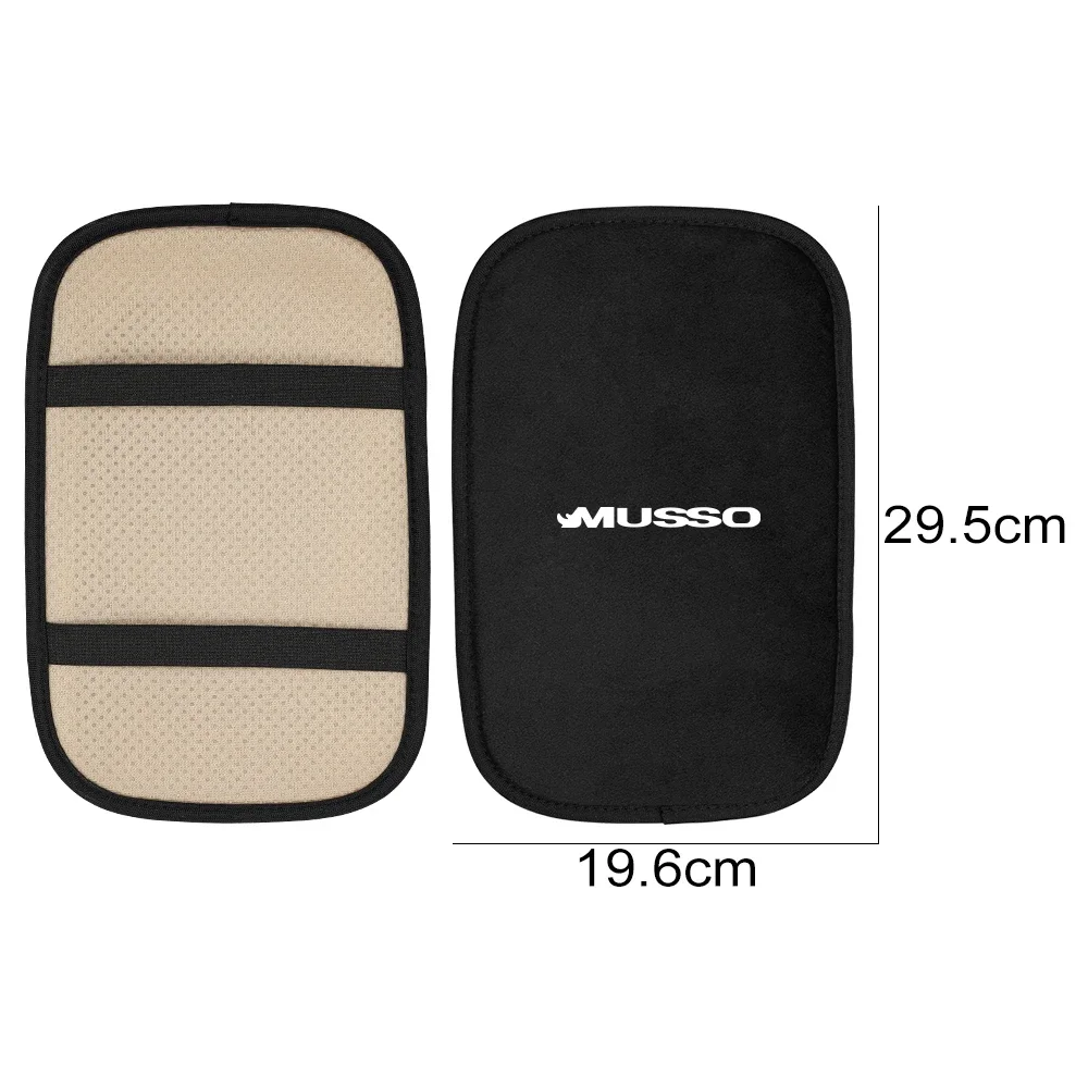 For SsangYong Korando Rexton Tivoli Kyron Actyon Musso Car Armrest Box Pad Soft Plush Auto Center Console Arm Rest Box Cushion