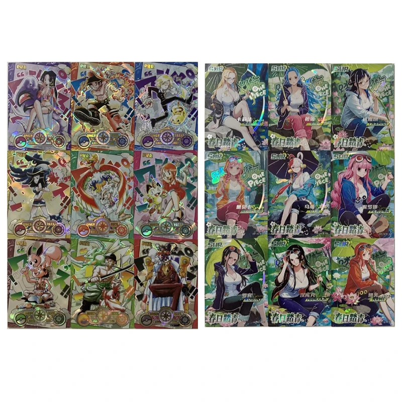 

Anime One Piece Sham Monkey D. Luffy Donquixote Doflamingo Nico Robin Collectible Cards Christmas Birthday Gifts Children's Toys